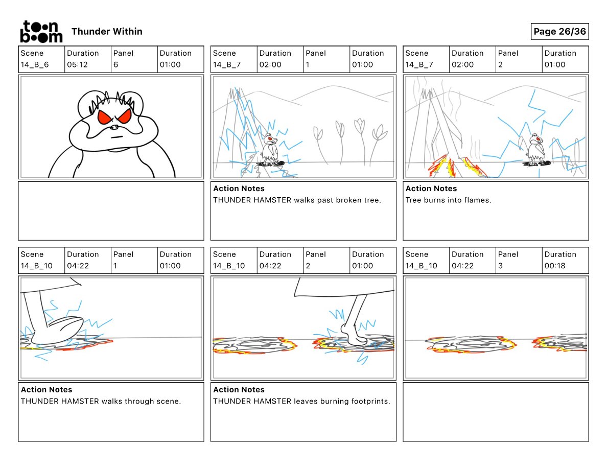 Thunder Within storyboard frame 26